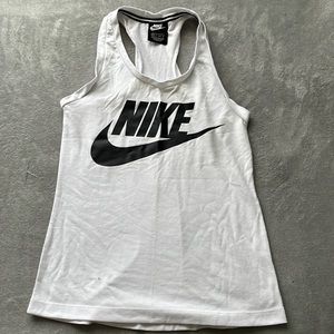 White Nike tank top